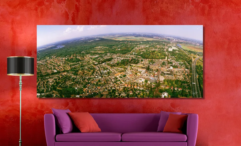 Vught op Canvas 200 x 90 cm met 2 cm Spieraam